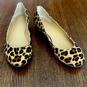 Calf skin Leopard Print Pumps